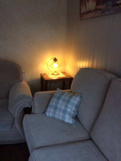 Comfy sofa in conservatory