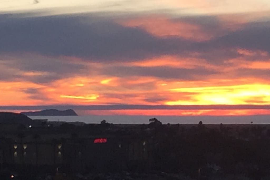 More ocean views and beautiful sunsets.