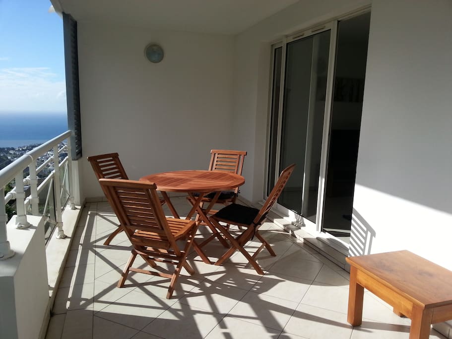 Terrasse vue mer
