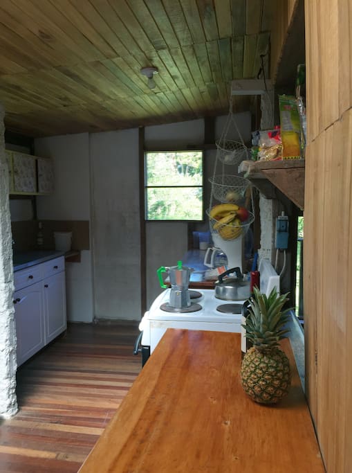 Basic, but spacious Kitchen