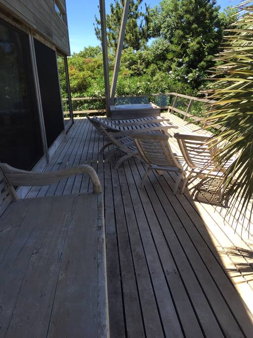 terrace with ocean view