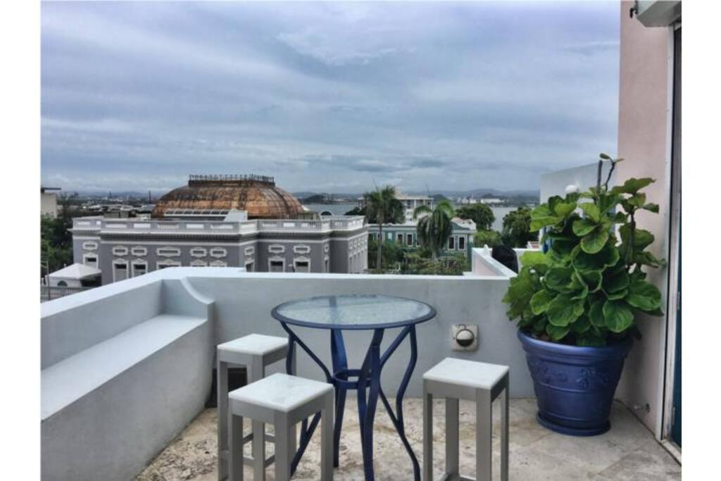Beautiful view from one of the balconies!