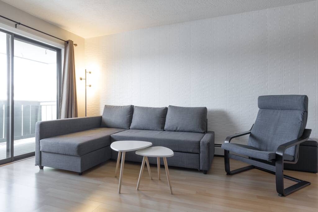 Comfy and easy to make sleeper sofa