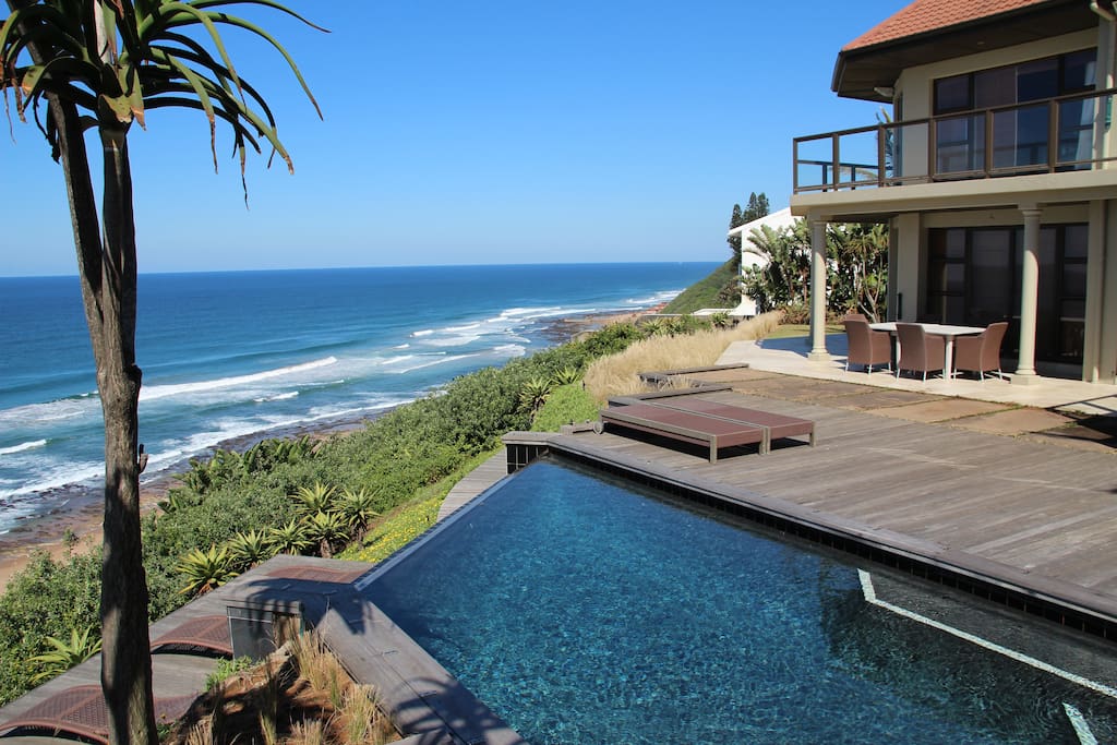 Private pool deck and wrap around verandahs