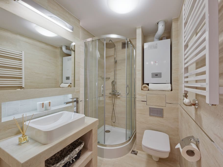 bathroom with shower