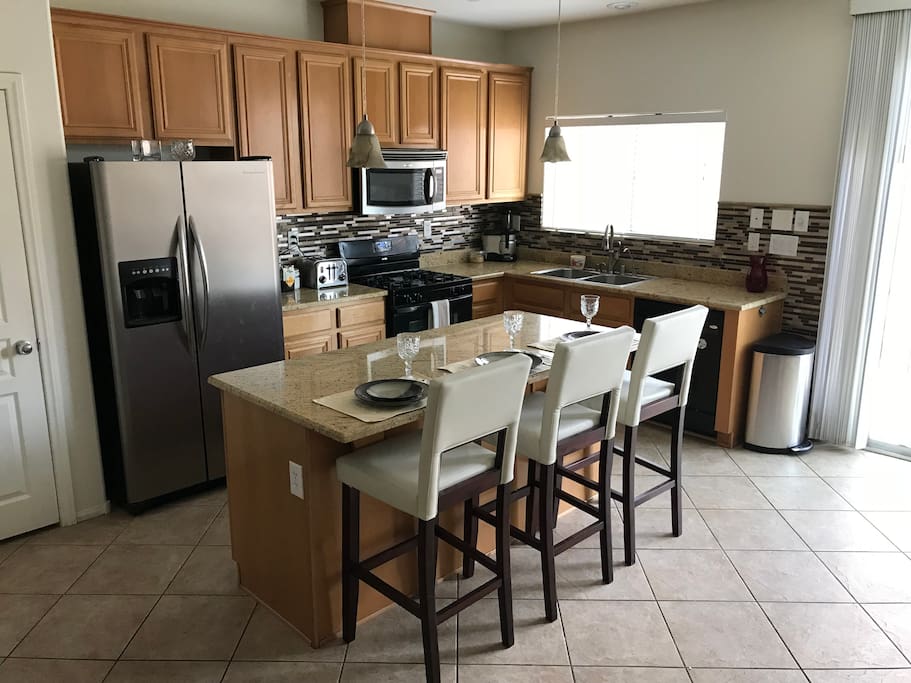 Kitchen free to use fully