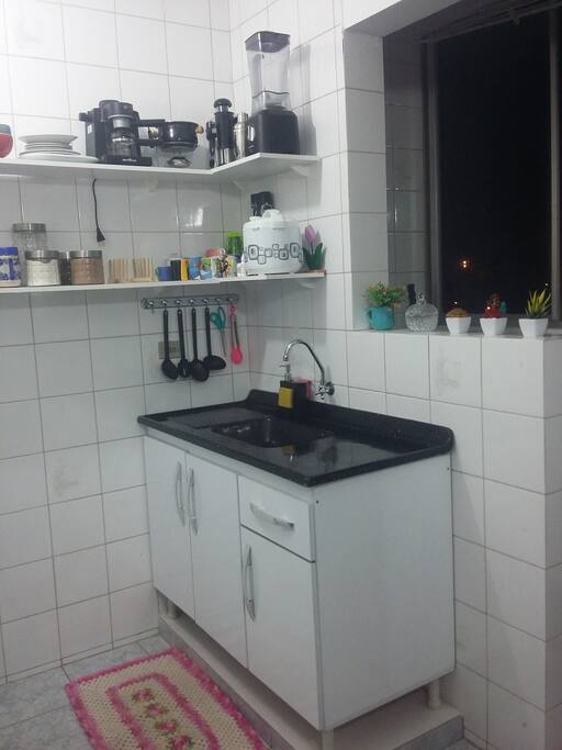 Cozinha a sua disposição.