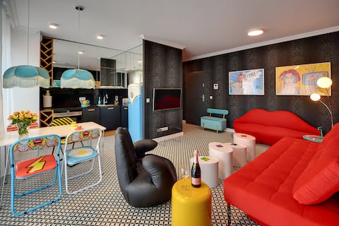 Popular Airbnb listing: Pop-art style // 5 min from the Market Square in Nadodrze