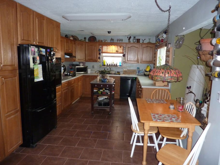 Large Kitchen - Your dedicated space in frig and freezer.
