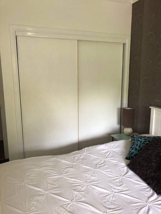 Large wardrobe with hanging and shelves