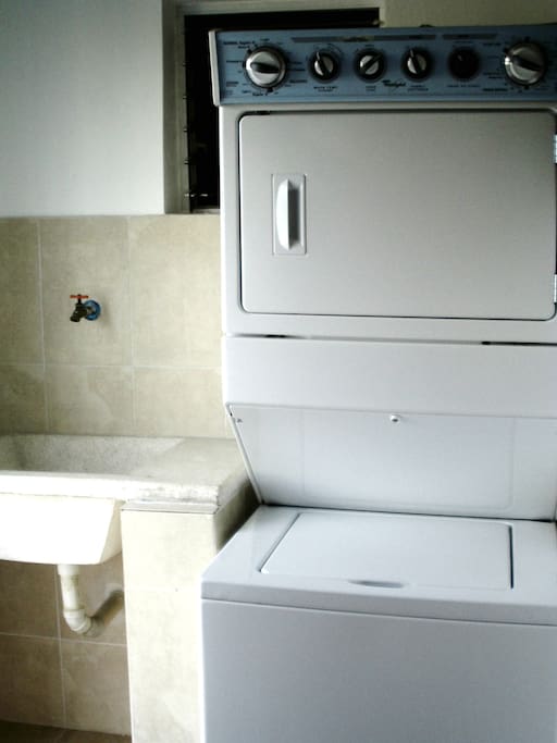 washer and dryer room