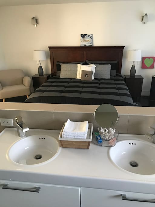 Double sinks.