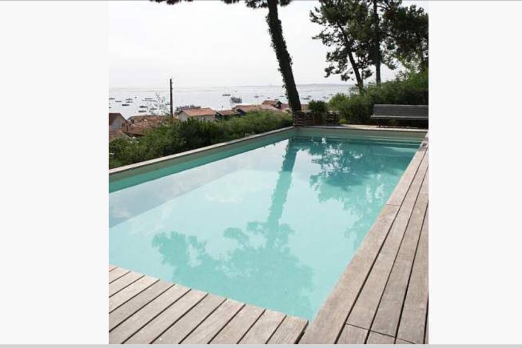 Piscine de 12m sur 4m.