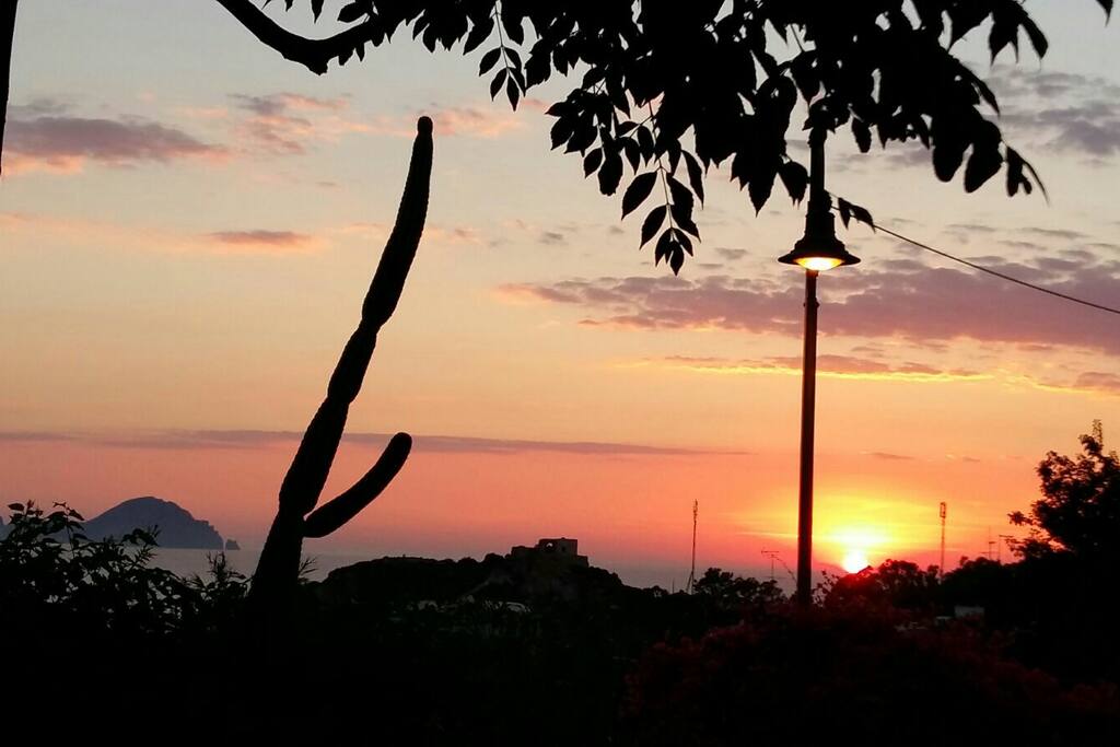 Tramonto da casa
