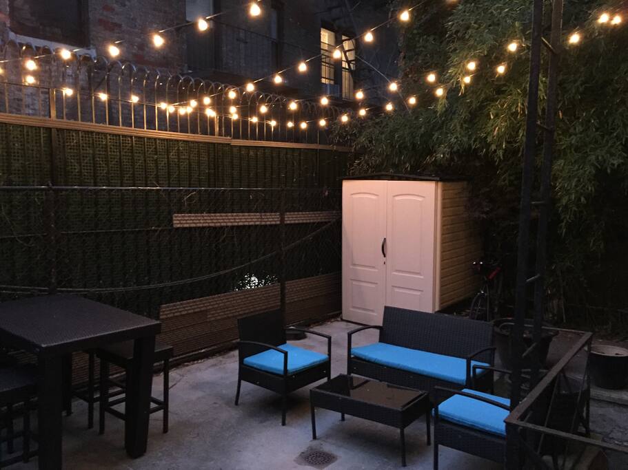Beautiful, private outdoor space is rare to find in NYC