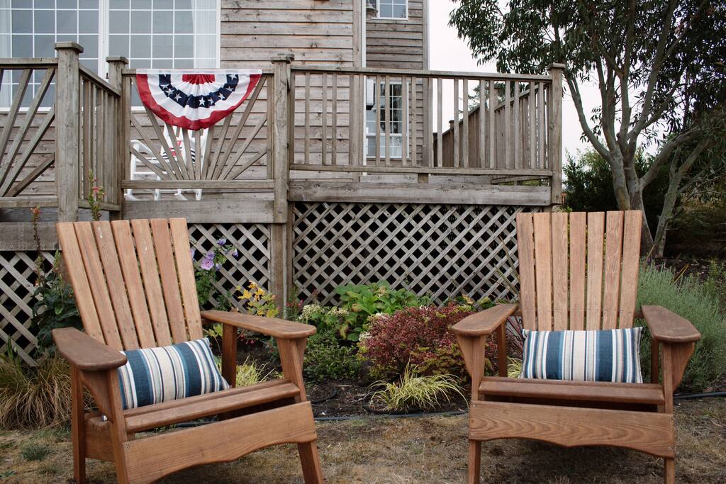 Comfortable outdoor seating