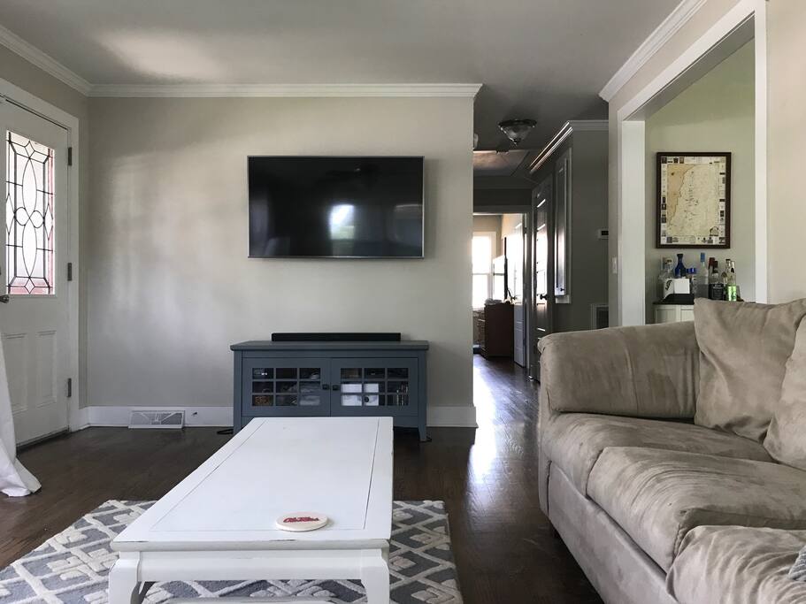 Main living area from the recliner couch