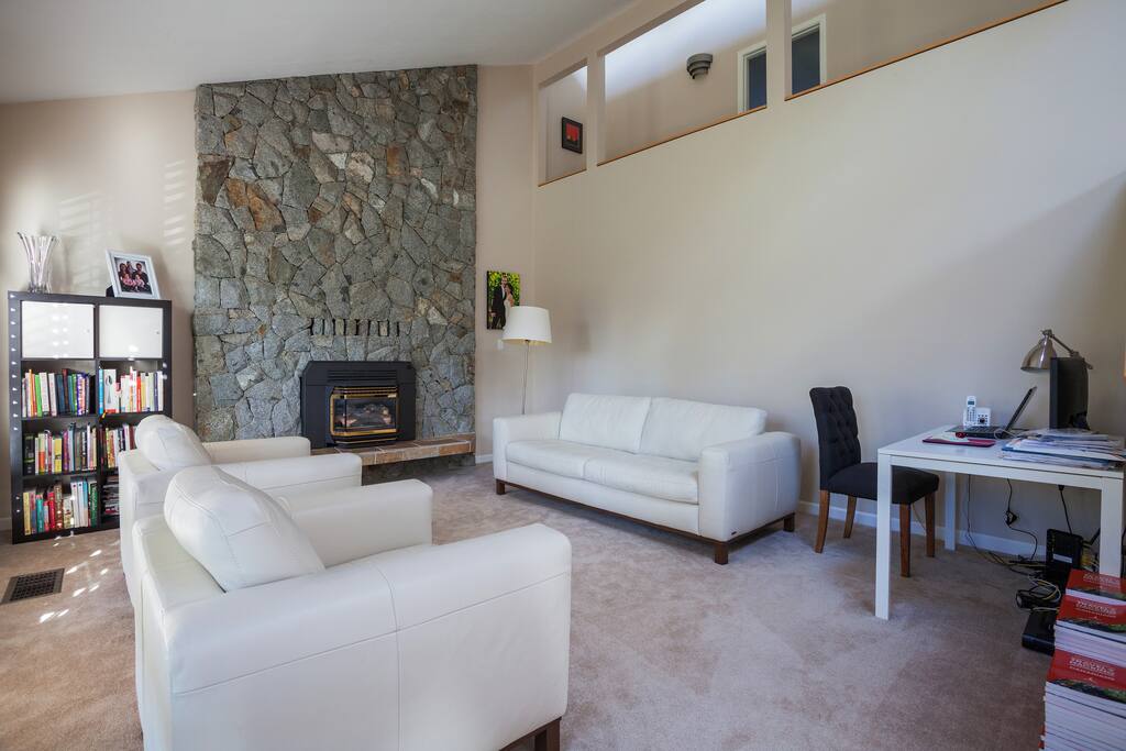 Watch the sunset or sit back and read a book in the formal family living area.