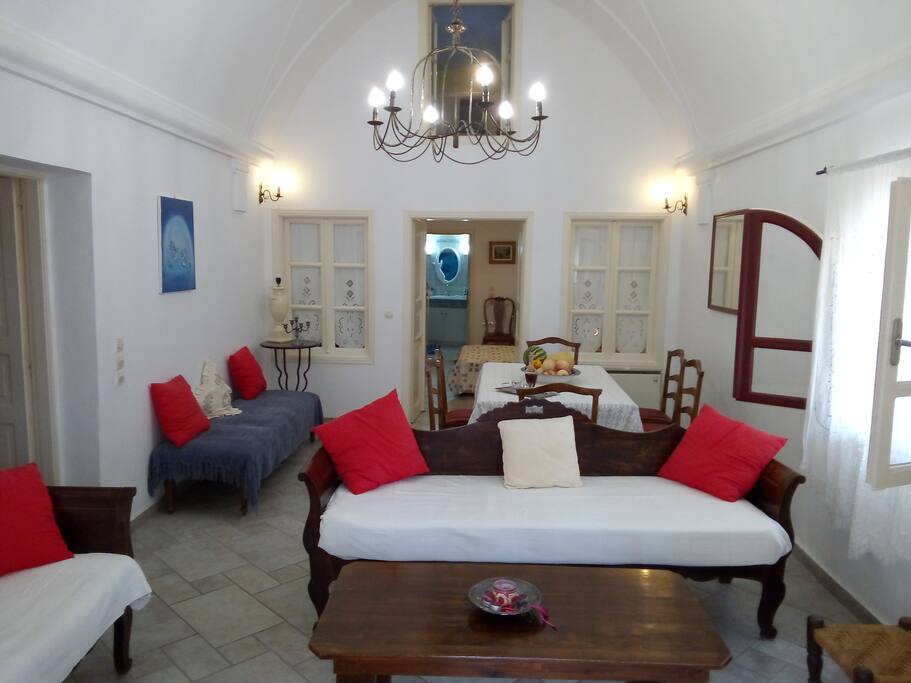 Living room of main house