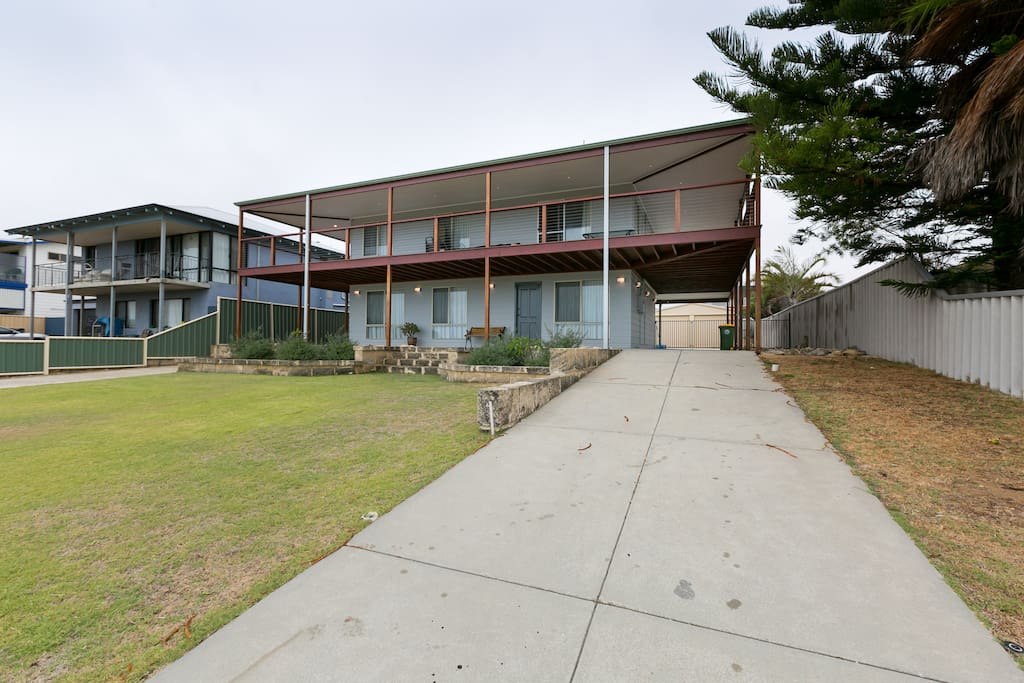 Large front yard