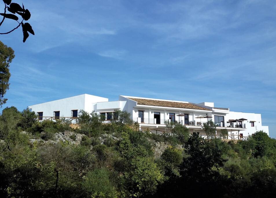 Fachada a la cañada.