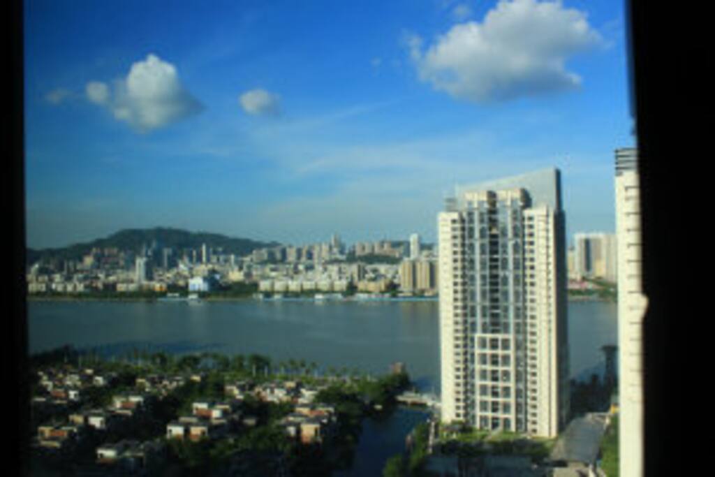 坐在窗口可以看到的景