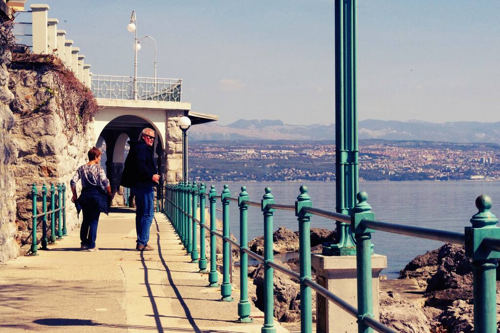 The Lungomare is a 12 km long coastal promenade connecting the places on the Opatija riviera - Volosko, Opatija, Ičići, Ika and Lovran.