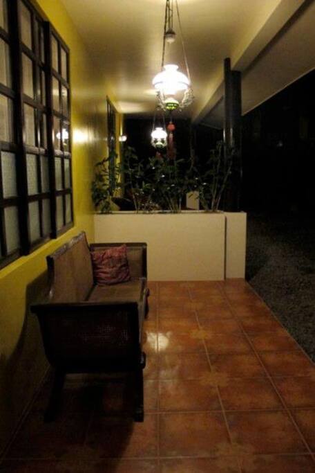 Duplex 1 outside veranda