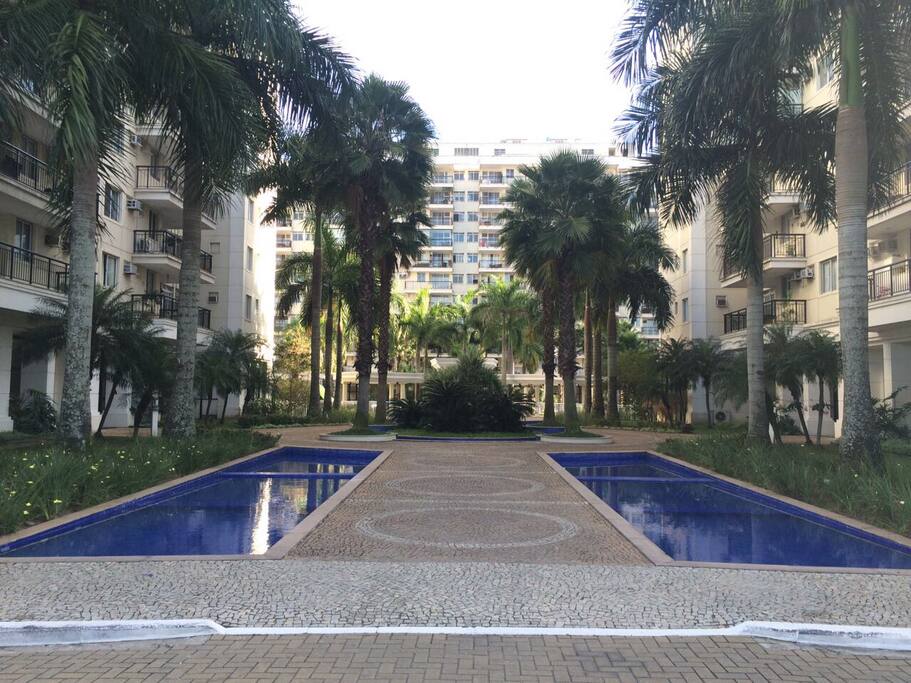Jardim de entrada