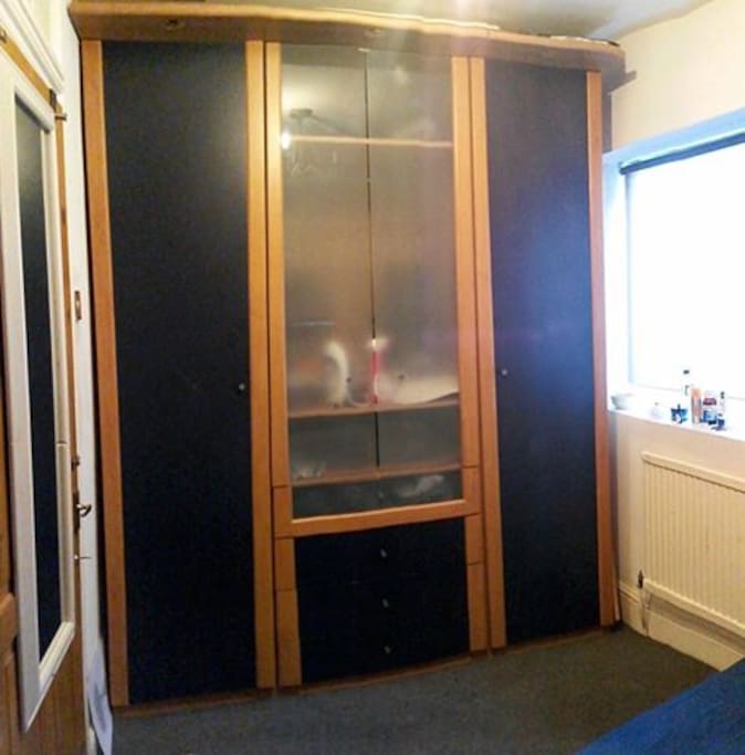 Cupboard space within the bedroom