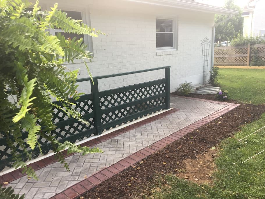 The separate entrance.