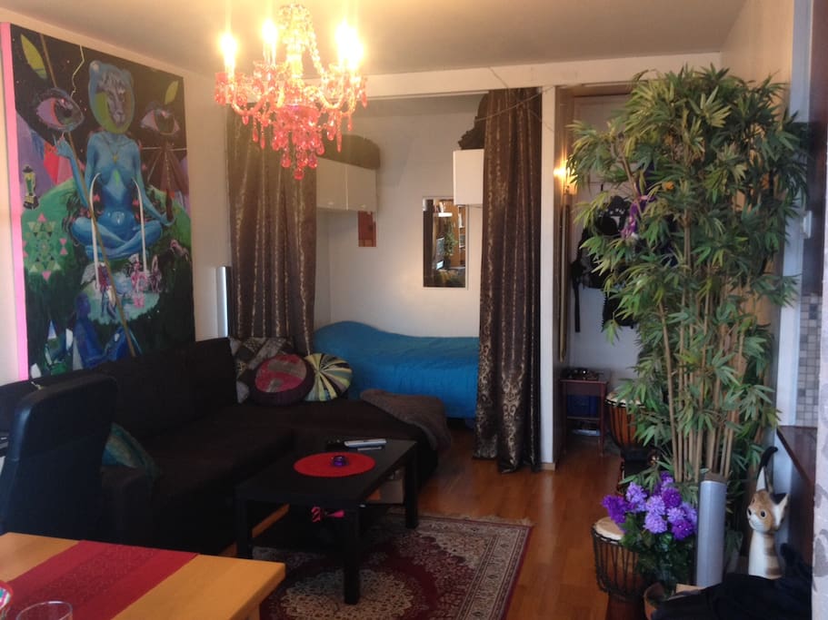 Living room & alcove
