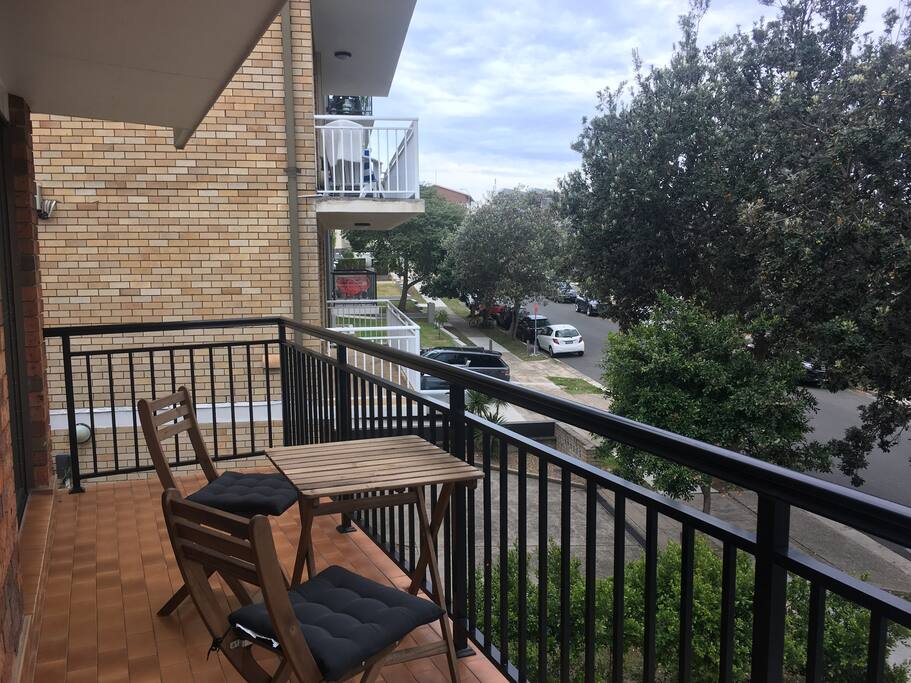 Lush view out front