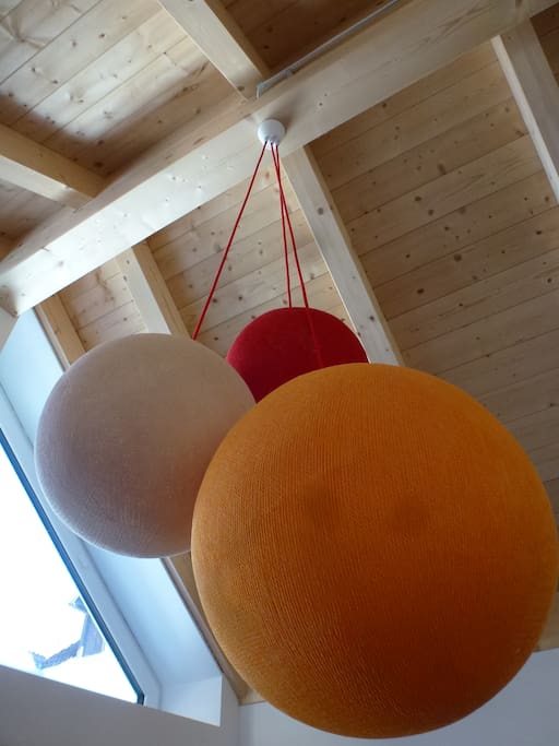 Dachstuhl + Lampen