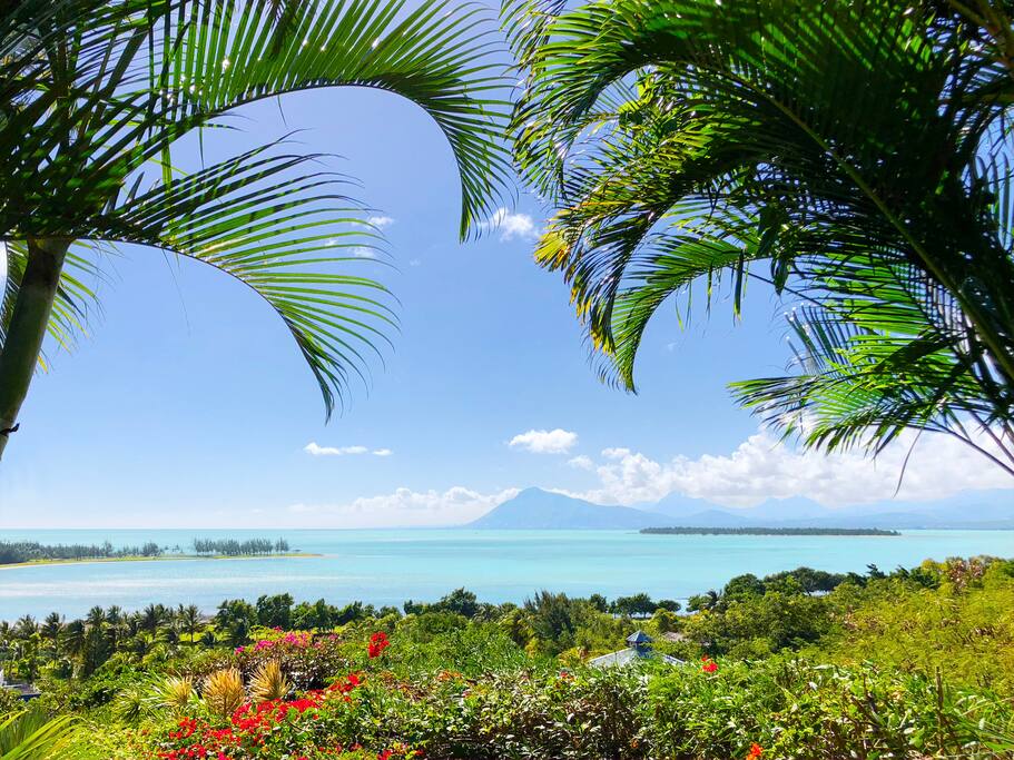 Lagoon view from the terrasse