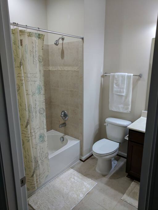 Full bathroom just for Airbnb guests
