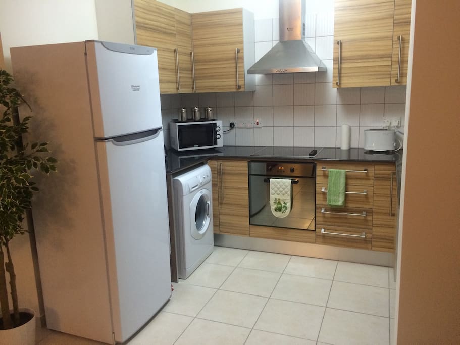 Fully fitted kitchen with granite work tops