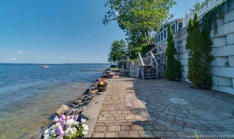 Private waterfront retreat on Sebago Lake