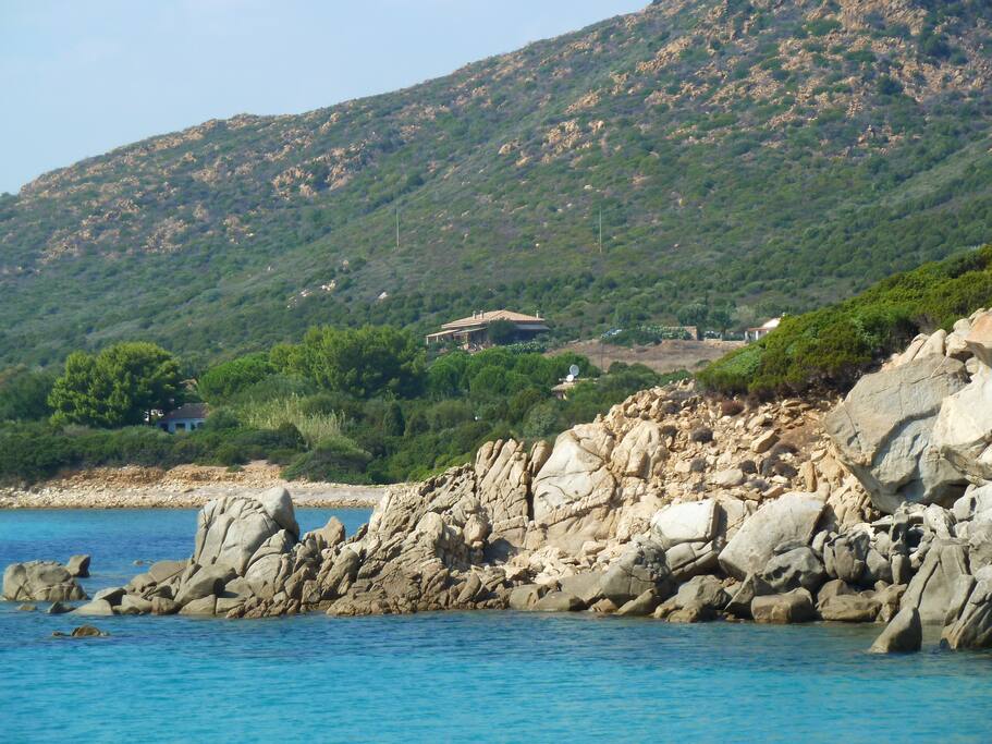 La casa vista da Perda Longa