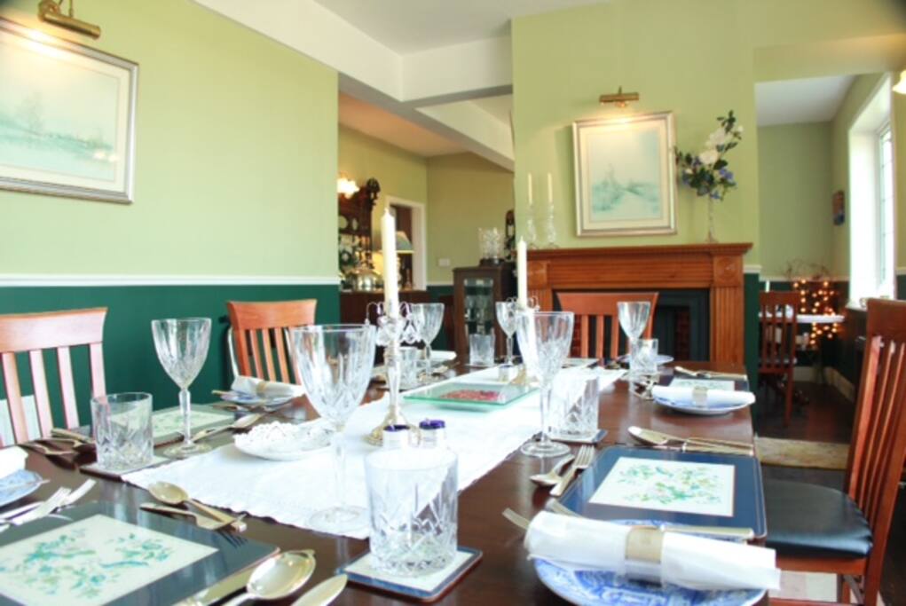 Dining area for breakfast