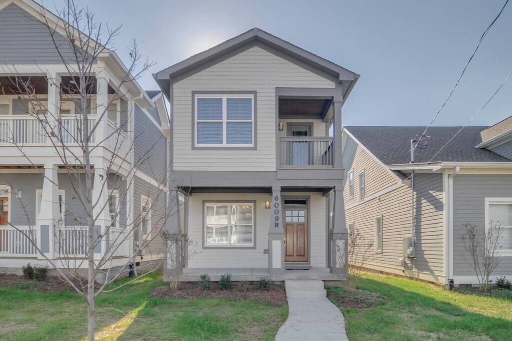 Brand new home with multiple outdoor spaces