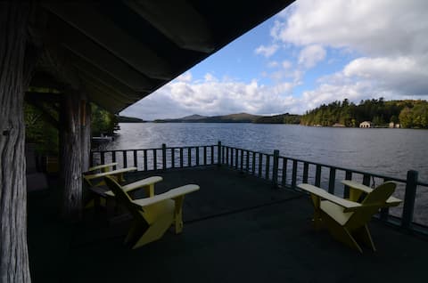 Sprawling Adirondack Great Camp on Lower Saranac
