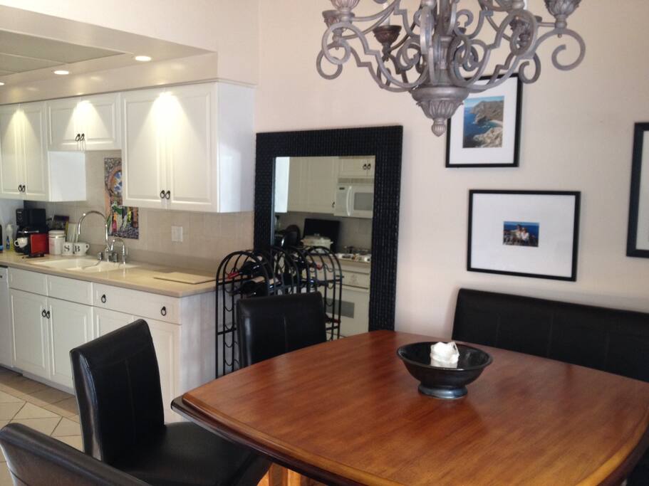 Kitchen and dining area