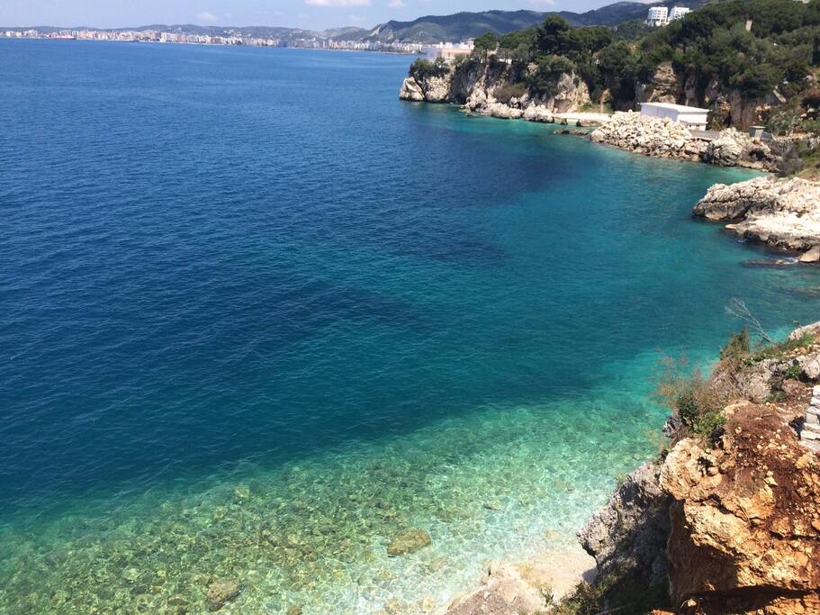 View from the pool