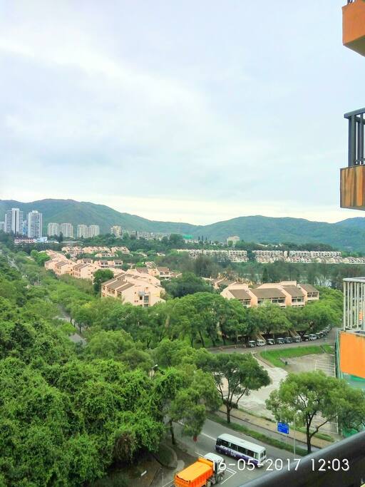 Great view from the balcony.