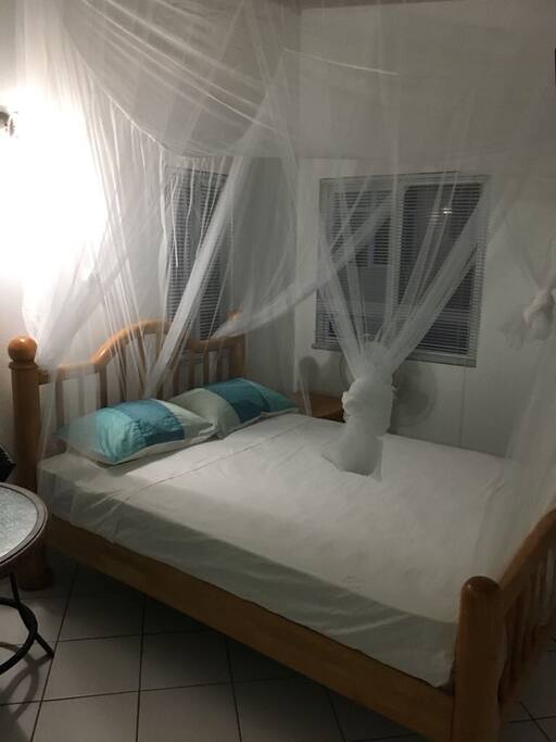 At night with different bedding
