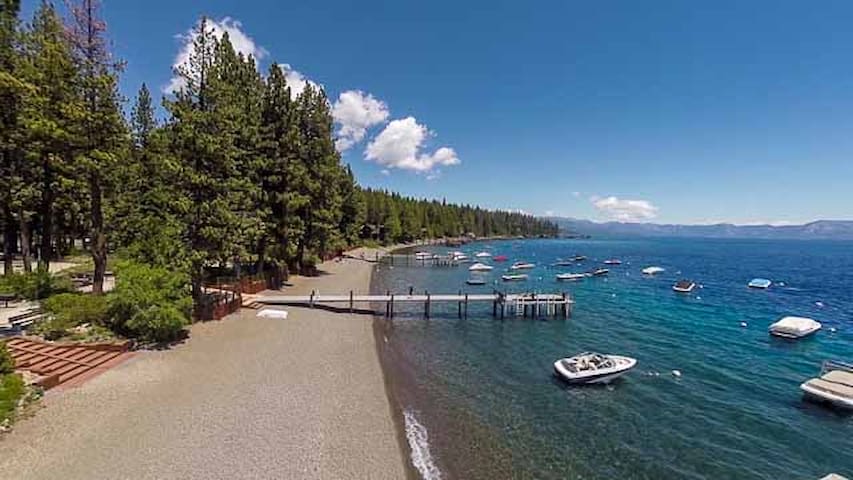 Tahoe Park Bears Tavern Private HOA- walk to beach