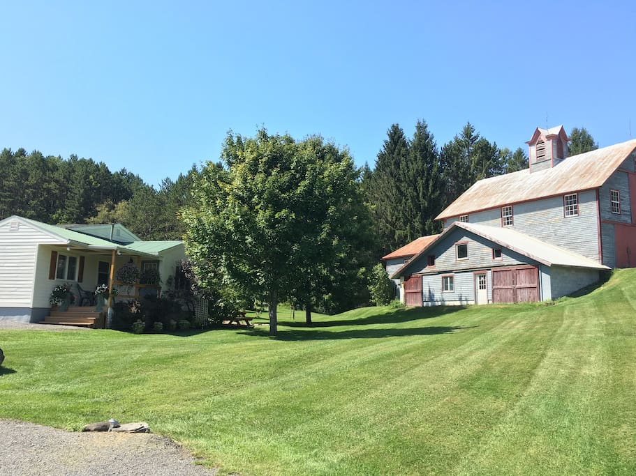 Set upon the grounds of a lovey restored farm.