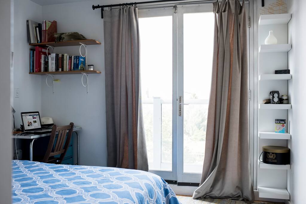 Your upstairs level bedroom has its own private bathroom and sleeps two.