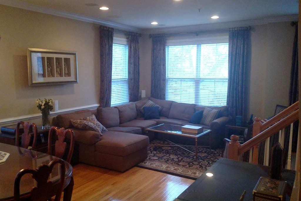This townhouse is an end unit so the house has light on three sides.